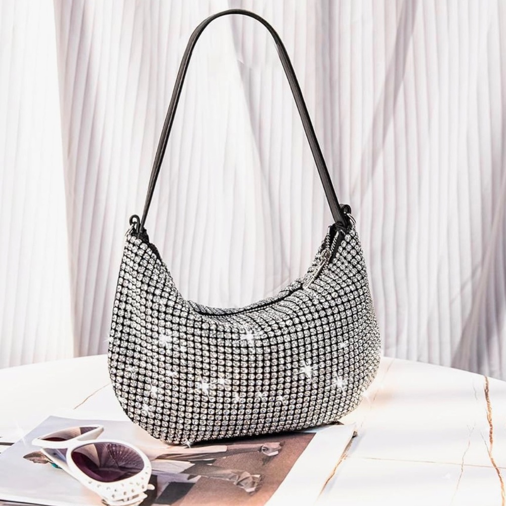 Sparkly Evening Purse Rhinestone Bag, and Crossbody